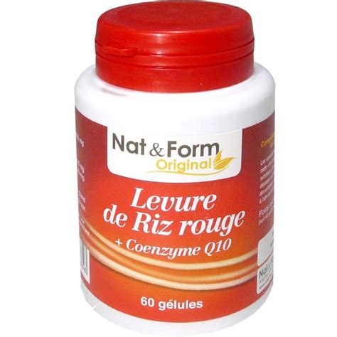 Nat Form Levure De Riz Rouge Gelules