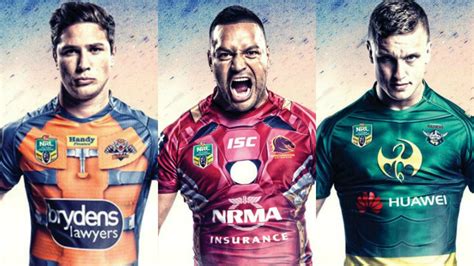 2017 Marvel Superhero Nrl Jerseys Sporting News