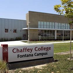 CHAFFEY COLLEGE - 16855 Merrill Ave, Fontana, California - Colleges ...