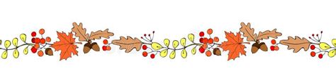 Fall Divider Clip Art