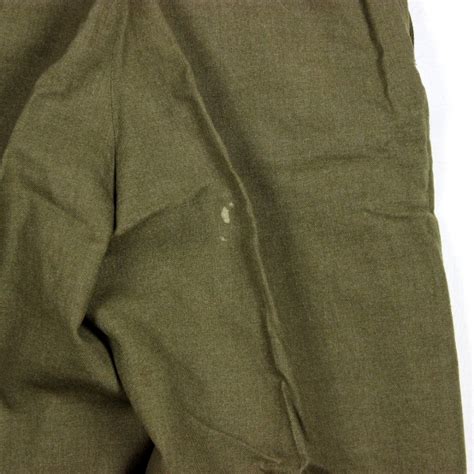 Th Collectors Avenue M Od Wool Serge Field Trousers W L