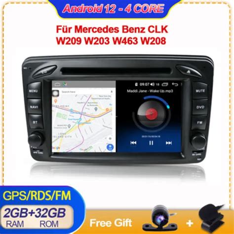 Gps Android F R Mercedes Benz Clk W W W W Autoradio