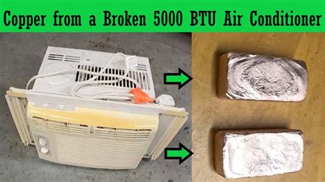 Scrapping A 5000 BTU Air Conditioner How Much Copper Roadside