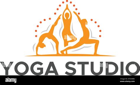 Modern Colorful Yoga Studio Human Logo Design Stock Vector Image And Art