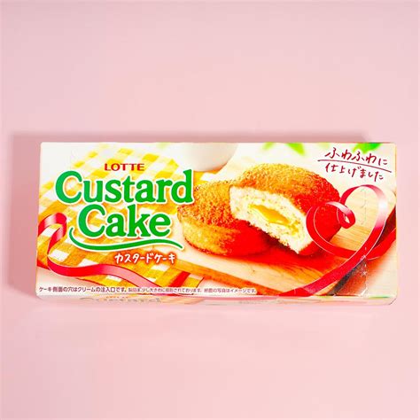 Lotte Custard Cake Japan Candy Store