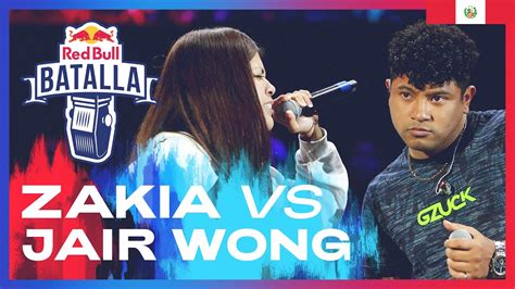 Zakia Vs Jair Wong Octavos Red Bull Batalla Per Youtube