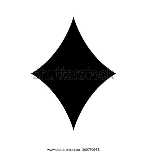 Playing Card Diamond Suit Flat Icon Stock Vector Royalty Free