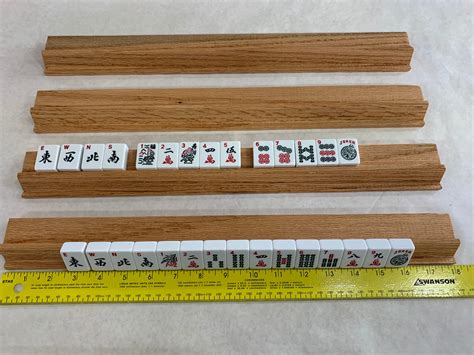 Oak Mahjong Racks - Etsy