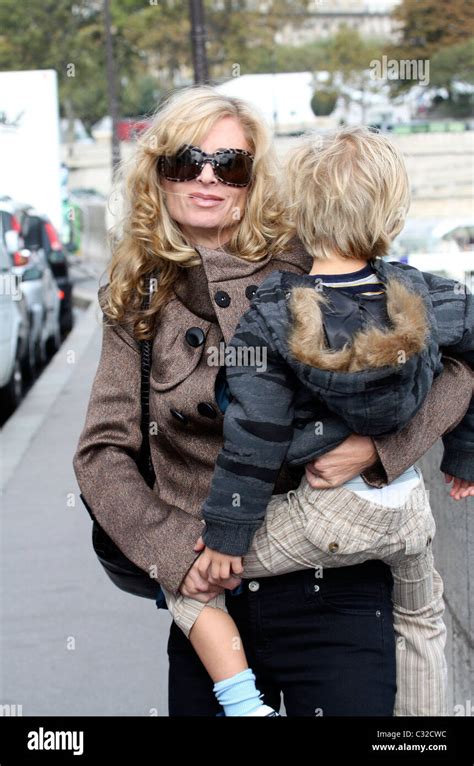 Eileen Davidson And Her Son Jesse Van Patten On The Set Of Cbs S The