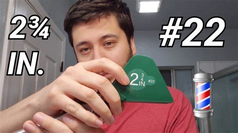 What A Number 22 Hair Clipper Guard Looks Like 2 ¾ Inches Youtube