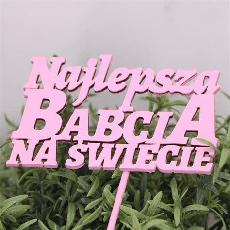 Piki na Dzień Babci Najlepsza babcia na świecie 4 sztuki EMIZED