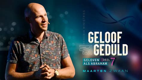 Nehemia Ministries Livestream Geloof En Geduld Maarten Zwaan