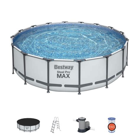 Piscine Hors Sol Tubulaire Bestway Steel Pro Max X Cm Purateur