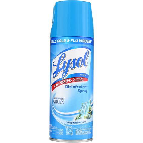 Lysol Disinfectant Spray Aerosol Spring Waterfall Oz Pack