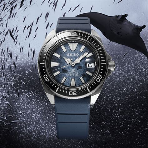 Seiko Prospex King Samurai Srpf K Dark Manta Ray Save The Ocean