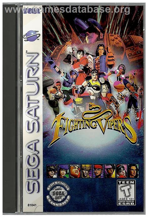 Fighting Vipers Sega Saturn Artwork Box