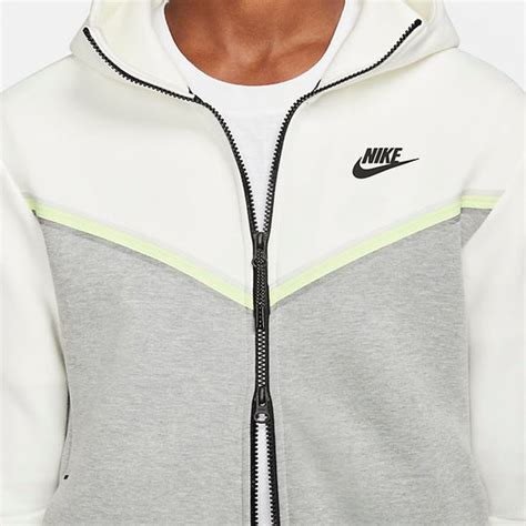 Nike Sportswear Tech Fleece Fullzip Hoodie Sail Grey Cu4489 133 Kicks Crew