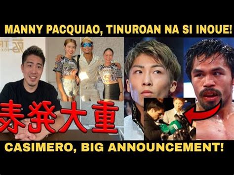 CASIMERO BIG ANNOUNCEMENT NAKU LAGOT MANNY PACQUIAO TINUROAN NA PALA SI