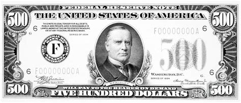 500 Dollar Bill Photograph by Granger - Pixels