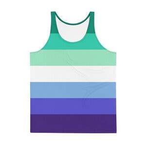 MLM Pride Flag Tank Top MLM Pride March Wear Gay Mlm Flag Pride