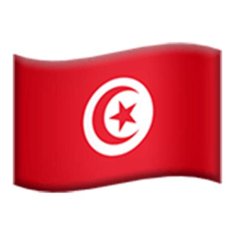 Flag Of Tunisia | ID#: 1227 | Emoji.co.uk