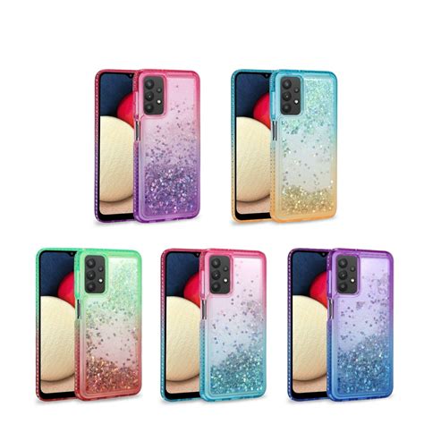 Samsung Galaxy A42 5g Phone Case Slim Liquid Glitter Dual Colors