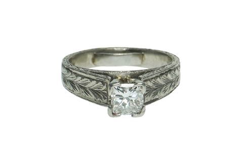 Solitaire Platinum Engagement Ring - King's Jewelry & Loan