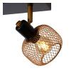 Lucide Maren Deckenleuchte Gold Messing Schwarz Lampe De