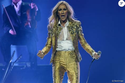 Celine Dion En Concert Lors De Sa Tournée Celine Dion Live 2018 Au