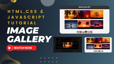 Create Stunning And Dynamic Image Galleries With Html Css And