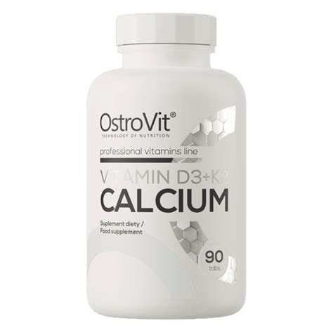 OstroVit Vitamin D3 K2 Calcium 90 Tablets NutriGo