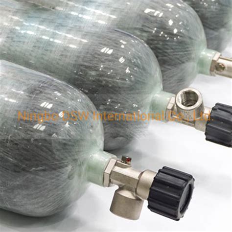 Wrapped Carbon Fiber Composite Gas Cylinder With Ce Fiber Composite Gas