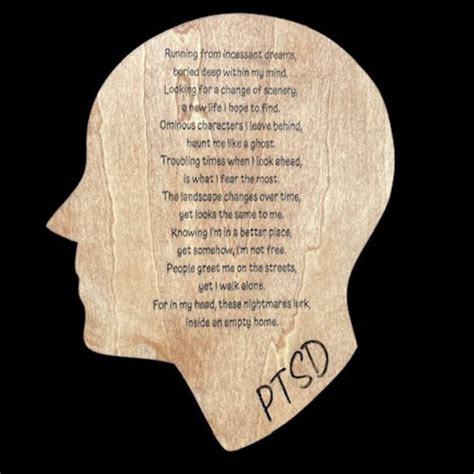 Accents Wood Wall Decor Ptsd Poem Mental Health Poem Poshmark