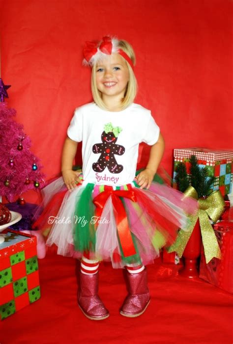 Gingerbread Girl Christmas Tutu Outfit