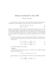 Problem Set2 2017b Sol Pdf Solution To Problem Set 4 Econ 120C