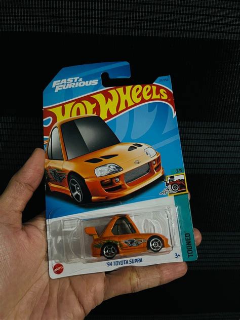 Hotwheels Toyota Supra Tooned Hobbies Toys Toys Games On Carousell