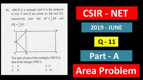 Csir Net 2019 June Part A Q 11 A Mathematical Science