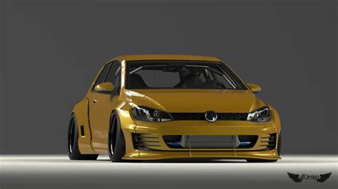 Wide Body Kit Pandem Rocket Bunny Volkswagen Golf Gti Mk7