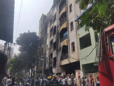 Fire Tragedy Rises To 10 Building Owner Held In Hyderabad HydNow