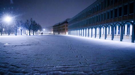 Schneefall Macht Karlsruhe Zum Winter Wonderland