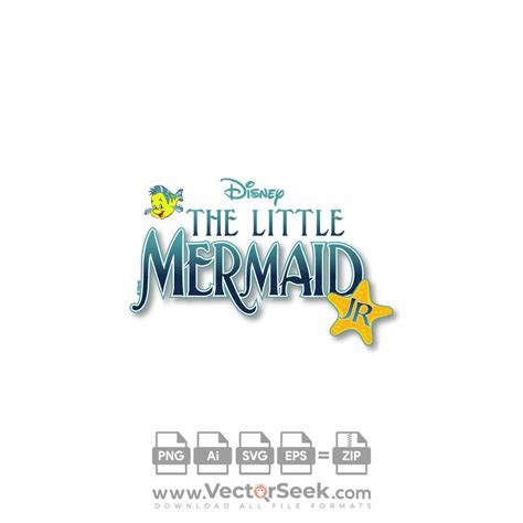 The Little Mermaid Jr Logo Vector - (.Ai .PNG .SVG .EPS Free Download)