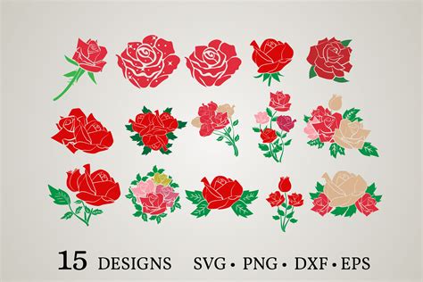 Rose Bundle Graphic By Euphoria Design Creative Fabrica