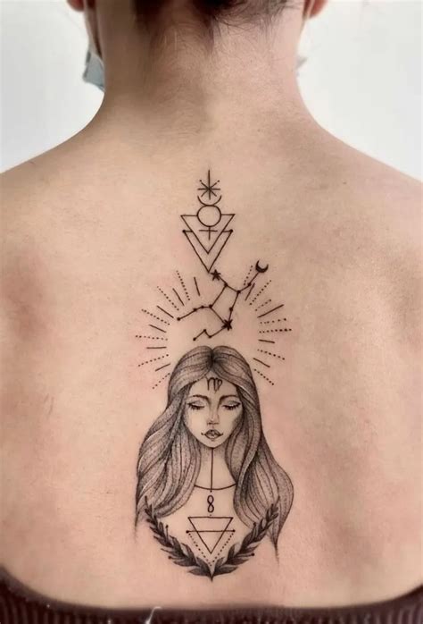 Unique Virgo Tattoos For Females Meaningful Ideas