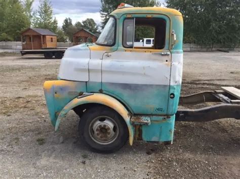 No Reserve 1959 Dodge D00 Coe Truck Cabover Cab And Chassis Rat Hot Rod Project For Sale