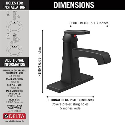 Delta Vesna Spotshield Stainless Widespread 2 Handle Watersense