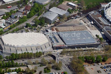 Stuttgart Aus Der Vogelperspektive Porsche Arena In Stuttgart