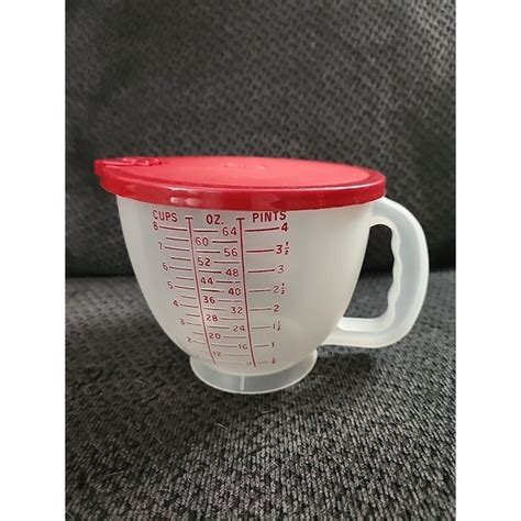 Tupperware Kitchen Vintage Tupperware Mix N Store Cup Measuring