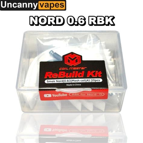 Vape Nord 0 6 Ohm Coil Rebuild Kit RBK DIY Mesh Coil 10 Pcs Lazada PH