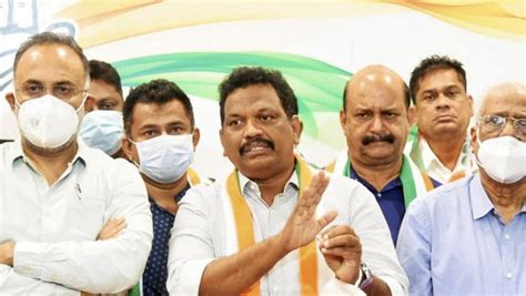 Goa Polls Congress Fields Ex Bjp Minister Michael Lobo From