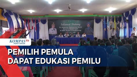 Sosialisasi Pemilu Pj Gubernur Kalbar Ajak Pemilih Pemula Salurkan Hak